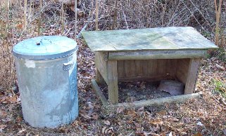 Pic #7:  Picture of rabbit feeder in use